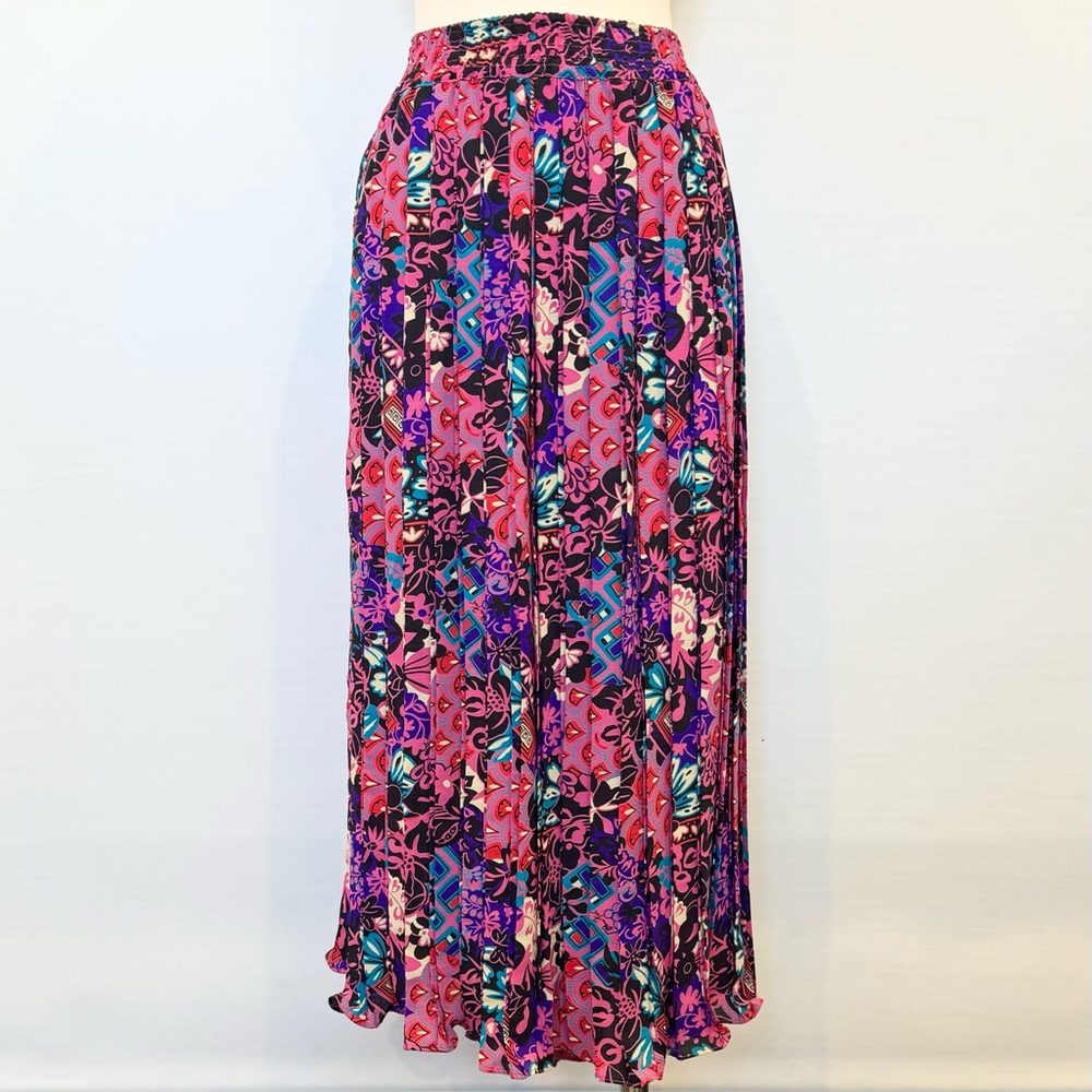 Vintage Diane Freis Signature Print Skirt & Silk Jacket Bundle - Picture 10 of 13